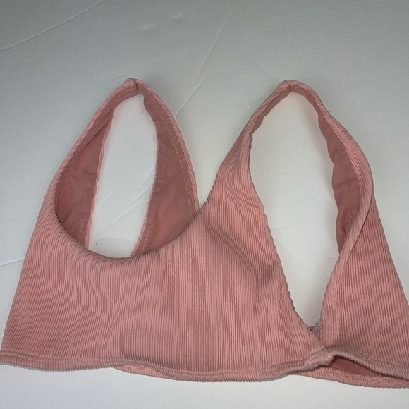 KORAL Swim Top Ribbed Rose Blush S - Picture 13 of 14